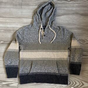 American Eagle Outfitters Knit Cardigan in Gray and Cream